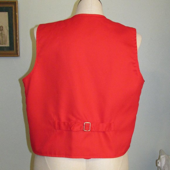 Vintage Colonel Tapestry Reversible Vest - Picture 4 of 5